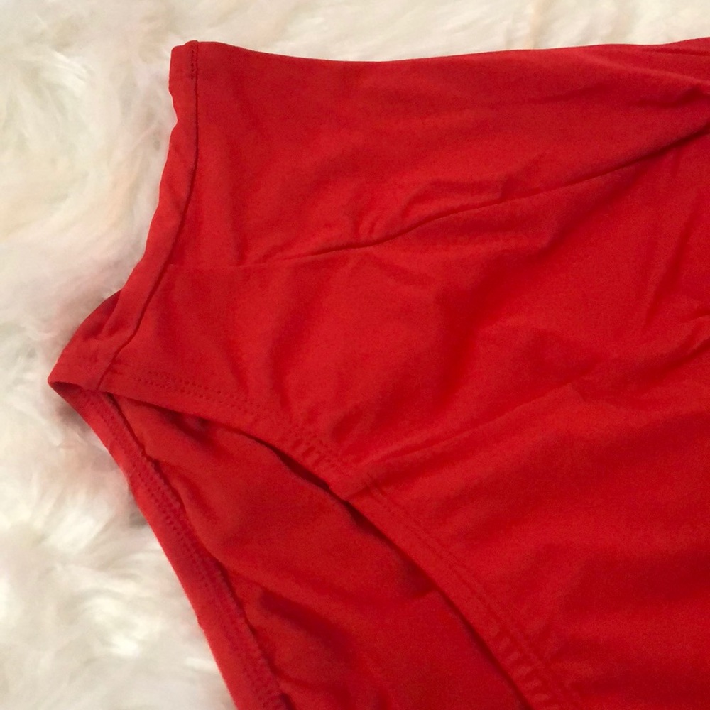 NWT Plus Size 2X Swim High Waist Bikini Bottom - Picture 3 of 12